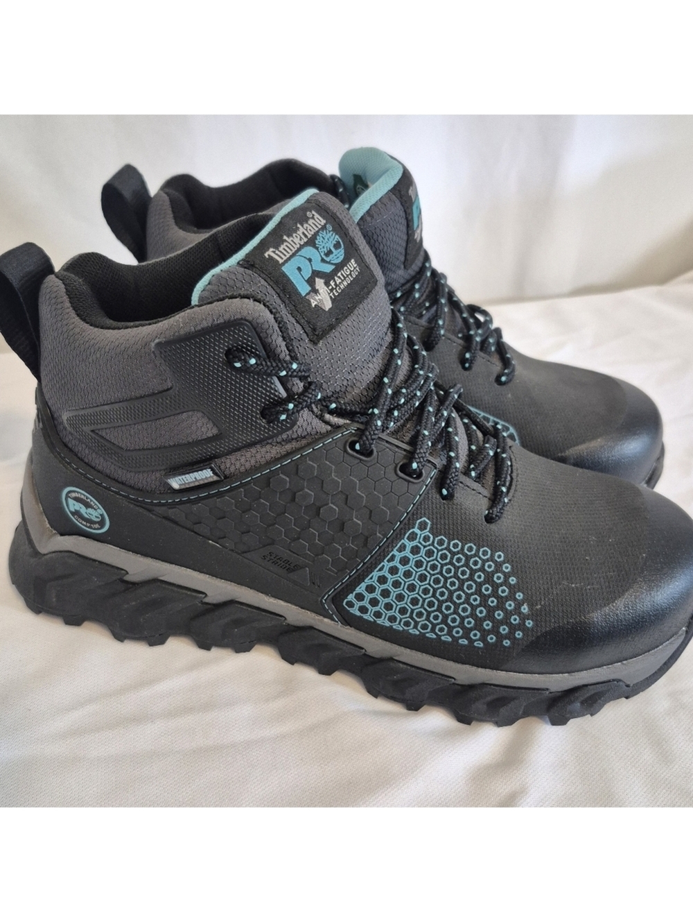 Timberland PRO Women's 7M Ridgework Composite Toe Waterproof Work Boots NWOT